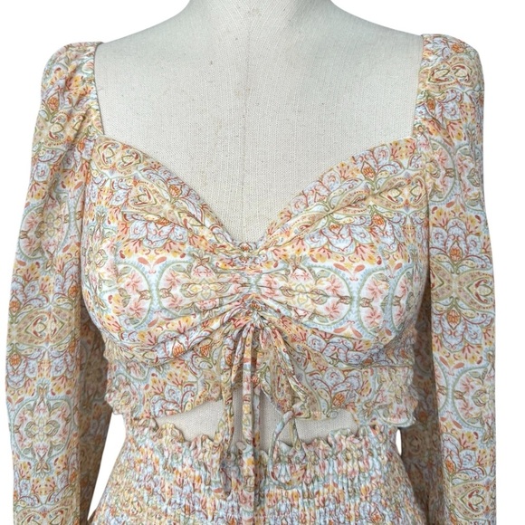 Show Me Your Mumu Set Stevie’s Paisley Rivington Top & Sadie Convertible Skirt S - Picture 7 of 13